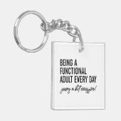 毎日機能的な大人であること キーホルダー (正面左)