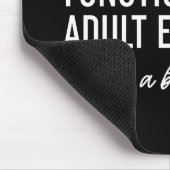 毎日機能的な大人であること マウスパッド (コーナー)