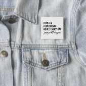 毎日機能的な大人であること 缶バッジ (インサイチュ)