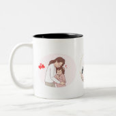 毎日母の日 ツートーンマグカップ (左)