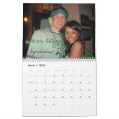 毎日毎日、毎月毎月、年… カレンダー (3月 2026)