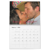 毎日毎日、毎月毎月、年… カレンダー (2月 2026)