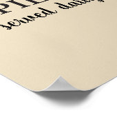 毎日焼いた出される生パイ ポスター (角)