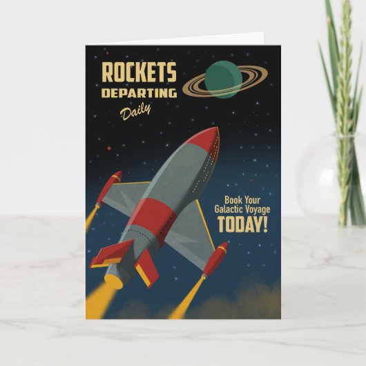 毎日発射されるロケット カード (正面)