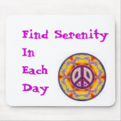 毎日発見の平静 マウスパッド (正面)