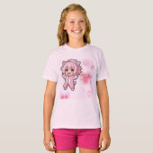 毎日着られるキュートなカジュアルTシャツ Tシャツ (正面フル)