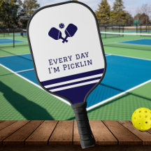 毎日私はピックリンだ – blue おもしろい Pickleball