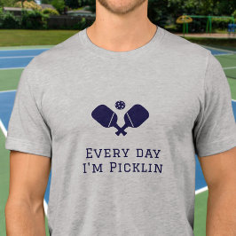 毎日私はピックリンである – Pickleball おもしろい トライブレンドＴシャツ