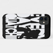毎日私は白黒Squatchinです Case-Mate iPhoneケース (裏面(横))