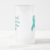 毎日私は私のお母さんに卵巣癌を恋しく思います フロストグラスビールジョッキ (中央)
