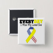 毎日私は私の最愛の人の軍隊を恋しく思います 缶バッジ (正面&裏面)