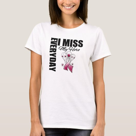 毎日私は私の英雄の頭部の首の蟹座を恋しく思います Tシャツ (正面)