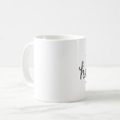 毎日私はHustlinの冗談のコーヒー・マグです コーヒーマグカップ (正面左)