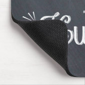 毎日私はHustlinの黒板のマウスパッドです マウスパッド (コーナー)