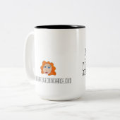 "毎日第2のチャンス"のマグはです ツートーンマグカップ (正面左)