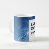 毎日給料日はです コーヒーマグカップ (正面左)