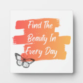 毎日美しいを見つける フォトプラーク (正面)