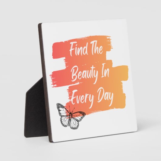 毎日美しいを見つける フォトプラーク (正面)