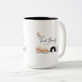 毎日美しさを見つける ギフト コーヒーマグ ツートーンマグカップ (正面右)