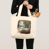 毎日自分を信じて ラージトートバッグ (正面(商品))