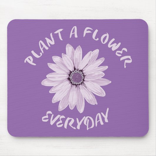 毎日花を植える マウスパッド (正面)