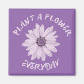 毎日花を植える マグネット (正面)