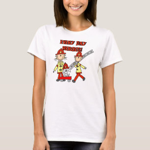 毎日英雄の消防士のTシャツおよびギフト Tシャツ