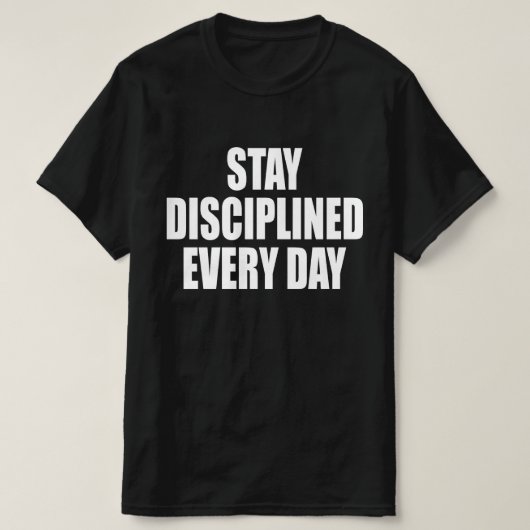 毎日規律正しく Tシャツ (デザイン正面)