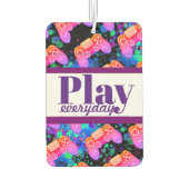 毎日遊のゲームカラフルアドベンチャーおもしろい カーエアーフレッシュナー (裏面)