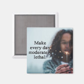 毎日適度に致命的な磁石を作る マグネット (正面/裏面)