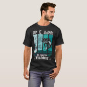 毎日釣りに行ければなぁ 釣り人のひと言 Tシャツ (正面フル)
