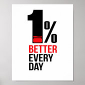 毎日1%ずつ良くなる ポスター (正面)