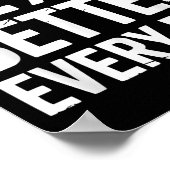 毎日1%改善セルフ改善。 ポスター (角)