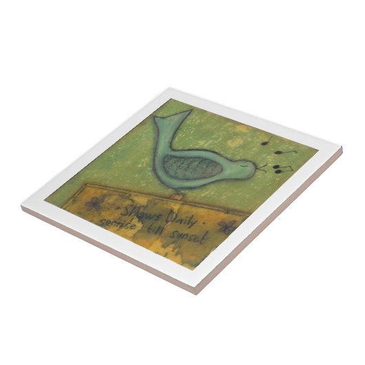 毎日4"セラミックタイルを表示 タイル (側面)