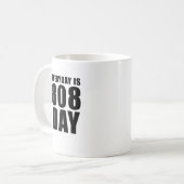 毎日808日はです コーヒーマグカップ (正面左)