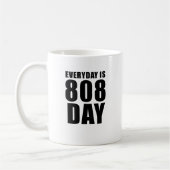毎日808日はです コーヒーマグカップ (左)