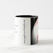 「毎日、プレゼントは全く新しいブロードウェイ法だ!」 ツートーンマグカップ (中央)