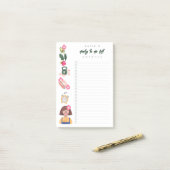 毎日、新年のお客様のご案内 ポストイット (デスク上)