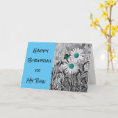 毎日**日光を私の人生に持って来る** カード (黄色い花)