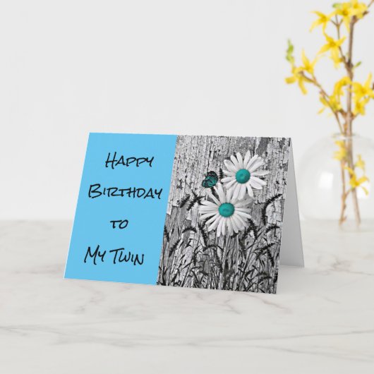 毎日**日光を私の人生に持って来る** カード (黄色い花)