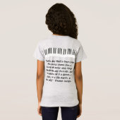 毎日「生まれ感動的引用文」 Tシャツ (裏面フル)