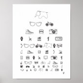 毎日 – 白 ポスター (正面)