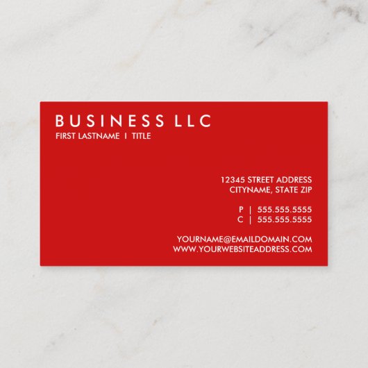 毎日DRUM。(色のカスタマイズ可能) 名刺 (裏面)