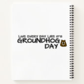 毎日Groundhog Dayのように生きる！ ノートブック (裏面)