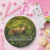 毎日Groundhog Dayのように生きる!プレート ペーパープレート (パーティー)