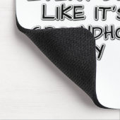 毎日Groundhog Dayのように生きる! マウスパッド (コーナー)