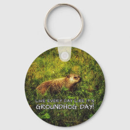 毎日Groundhog Dayのように生きる！ keychain キーホルダー