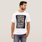 毎日IAセカンドチャンスラグジュアリーTシャツ Tシャツ (正面フル)