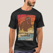 毎日Imスナフリンレトロカラーデザイン Tシャツ (正面)