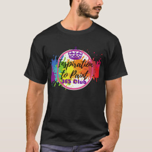 毎日ITPのロゴ365クラブペンキの背部 Tシャツ